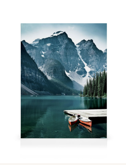 Two Canoes Canvas print