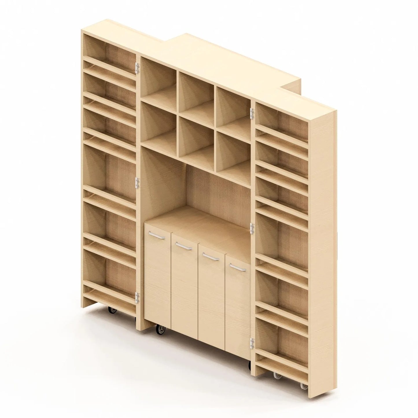 DIY Expandable Craft Cabinet: Mobile Workstation Storage